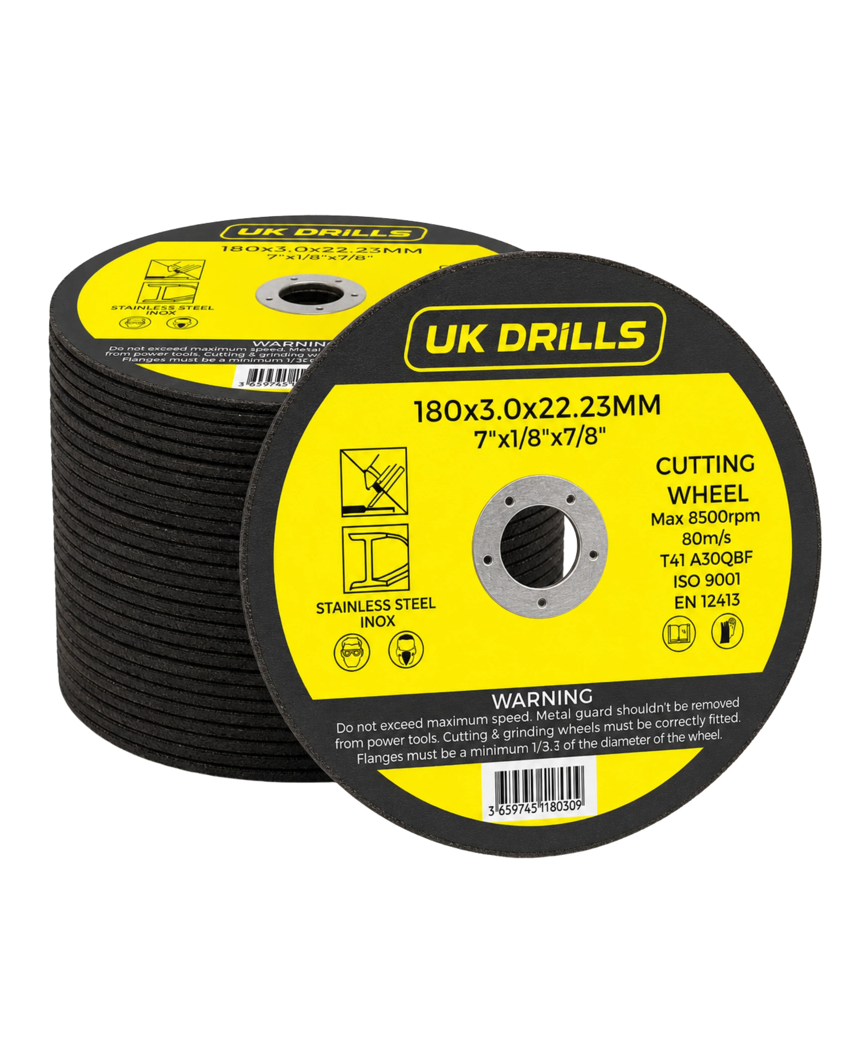 Metal Cutting Discs - 10 Pack - Image 2